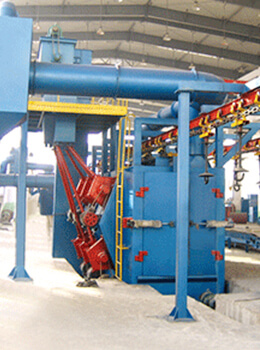 CONTINIUOS HANGER TYPE SHOT BLASTING MACHINE