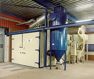 SHOT BLASTING CHAMBER