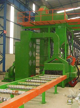 SHAFT SHOT BLASTING MACHINE