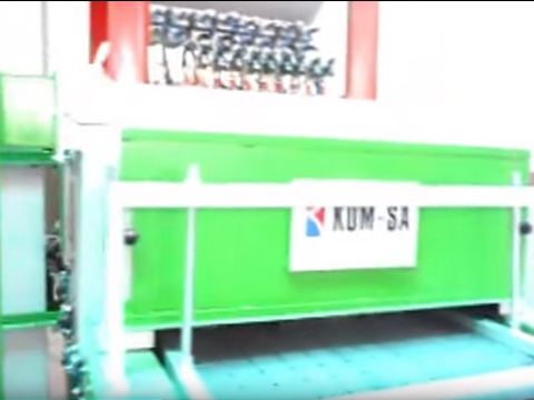 CONTINUOUS HANGER TYPE SHOT BLASTING MACHINE